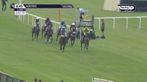 Video preview image for Aintree 20:45 - Watch Race Replays At racingtv.com Mares' Handicap Hurdle (4)