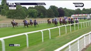 Video preview image for York 14:00 - Queen Mother's Cup Handicap (Female Amateur Jockeys) (3)