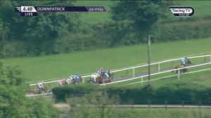 Video preview image for Downpatrick 16:40 - Try Racing TV For Free Now At racingtv.com/freetrial Handicap Hurdle