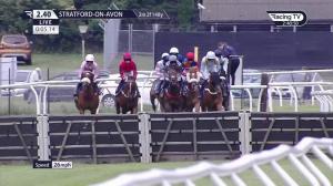 Video preview image for Stratford-on-Avon 14:40 - racingtv.com/freetrial Conditional Jockeys' Handicap Hurdle (5)