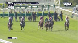 Video preview image for Newmarket 16:32 - Visit racingtv.com Handicap (5)