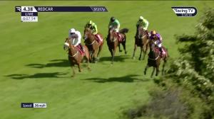 Video preview image for Redcar 16:38 - Vickers.Bet Proudly Supporting British Racing Restricted Novice Stakes (5)