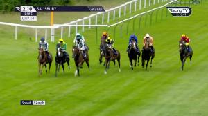 Video preview image for Salisbury 14:10 - Due Diligence Standing At Whitsbury Manor British EBF Blagrave Maiden Stakes (4)