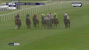 Video preview image for Newmarket 17:50 - Minzaal Bred At Ringfort Stud Fillies' Handicap (5)