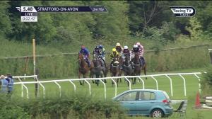 Video preview image for Stratford-on-Avon 17:40 - Royal Equestrian Racing Club Maiden Hurdle (4) (Div 1)