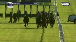 Video preview image for Newbury 20:25 - Tpt Fire Handicap (5)