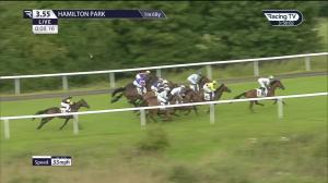 Video preview image for Hamilton Park 15:55 - Racing TV HD On Sky 424 Novice Stakes (5)