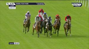 Video preview image for Hamilton Park 16:55 - Follow @racingtv On Twitter Handicap (6)