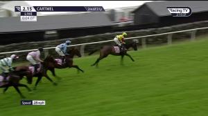 Video preview image for CARTMEL 14:15 - William Hill Keep Your Raceday Positive Novices' Hurdle (4)