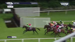 Video preview image for CARTMEL 15:25 - William Hill Cumbria Crystal Cup Handicap Hurdle (3)