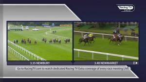 Video preview image for Newbury 15:35 - Weatherbys Super Sprint Stakes (2)