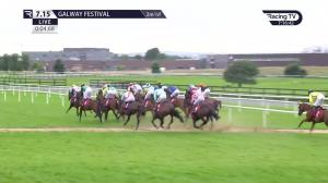 Video preview image for Galway 19:15 - Bet €10 Get €30 Free At tote.ie Irish EBF Mares Handicap Hurdle