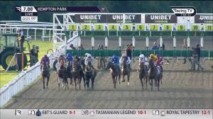 Video preview image for KEMPTON PARK 19:00 - Unibet/British Stallion Studs EBF Novice Stakes (4) (Div 2)