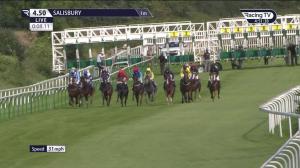 Video preview image for Salisbury 16:50 - Highclere Castle Horse Feeds 'Carnarvon' Handicap (Gentleman Amateur Jockeys) (6)