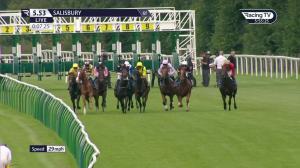 Video preview image for Salisbury 17:53 - Rumble Inthejungle Standing At Norman Court Stud British EBF Novice Stakes (4) (Div 2)