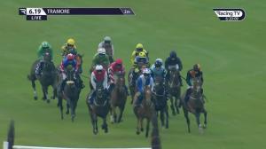 Video preview image for Tramore 18:19 - Bluegrass Horse Feeds Maiden Hurdle