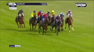 Video preview image for Newbury 15:45 - Highclere Thoroughbred Racing St Hugh's Stakes (Listed) (1)