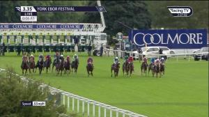 Video preview image for York 15:35 - Coolmore Wootton Bassett Nunthorpe Stakes (Group 1) (1)