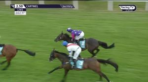 Video preview image for CARTMEL 14:50 - Fitzdares Novices' Handicap Chase (4)
