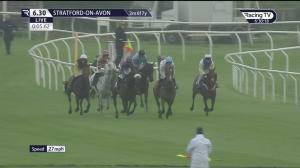 Video preview image for Stratford-on-Avon 18:30 - Tom & Nicola Allan Wedding Day Handicap Hurdle (3)