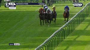 Video preview image for Haydock Park 15:10 - Betfair Supports Racing Welfare EBF Fillies' Novice Stakes (4)
