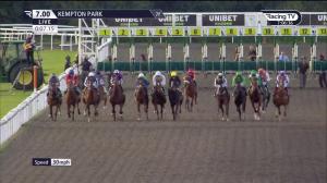 Video preview image for KEMPTON PARK 19:00 - Unibet More Extra Place Races EBF Maiden Fillies' Stakes (5)