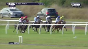 Video preview image for Musselburgh 16:15 - National Racehorse Week Nursery Handicap (6)