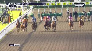 Video preview image for KEMPTON PARK 16:52 - Unibet Horserace Betting-Operator Of The Year Nursery Handicap (6)