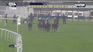 Video preview image for Sandown Park 16:15 - Every Race Live On Racing TV Fillies' Handicap (4)
