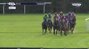 Video preview image for Kelso 17:15 - Bentley Edinburgh Handicap Hurdle (5) (Div 2)
