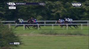 Video preview image for Pontefract 16:55 - Nadeen Dawson Memorial Maiden Stakes (5)
