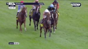 Video preview image for Newbury 13:30 - Dubai International Airport World Trophy Stakes (Group 3) (1)