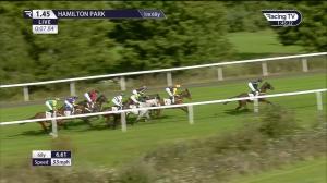 Video preview image for Hamilton Park 13:45 - racingtv.com/freetrial Apprentice Handicap (6)