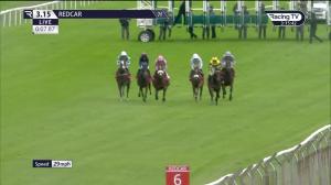 Video preview image for Redcar 15:15 - British EBF Supports Racing To School Future Stayers Maiden Stakes (Sire and Dam Restricted) (4)