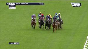 Video preview image for Hamilton Park 17:10 - Sir Ian Good 80th Birthday Celebrations Handicap (5)