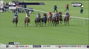 Video preview image for Ayr 17:37 - Virgin Bet Best Odds Daily Handicap (6)