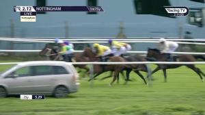 Video preview image for Nottingham 14:12 - HKJC Riding High Together EBF Maiden Fillies' Stakes (5)