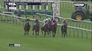 Video preview image for NOTTINGHAM 14:37 - TrustATrader Fully Vetted Tradespeople Fillies' Handicap (4)