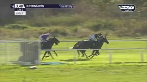 Video preview image for Huntingdon 15:48 - Follow Racing TV On Twitter Mares' Maiden Hurdle (4)