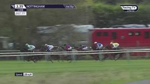 Video preview image for NOTTINGHAM 14:35 - EBF Maiden Fillies' Stakes (5)