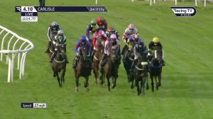 Video preview image for Carlisle 16:10 - Follow rhino.bet On Instagram Handicap Hurdle (5)