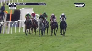 Video preview image for Wincanton 16:20 - Wincanton Three Mile Novices' Handicap Hurdle (5)