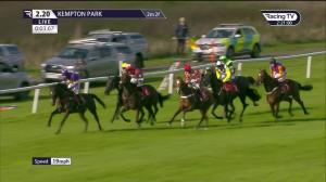 Video preview image for KEMPTON PARK 14:20 - TrustATrader Fully Vetted Tradespeople Novices' Handicap Chase (4)