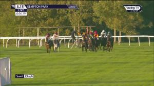 Video preview image for KEMPTON PARK 17:15 - Racing TV Handicap Hurdle (4)