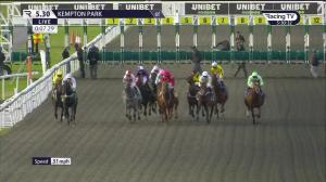 Video preview image for Kempton Park 17:30 - Unibet More Extra Place Races Nursery Handicap (5)