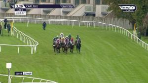 Video preview image for Carlisle 15:20 - Bet In Play On rhino.bet Handicap Hurdle (Qualifier) (3)