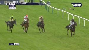 Video preview image for Cheltenham 16:10 - William Hill Lengthen Your Odds Novices' Chase (2)