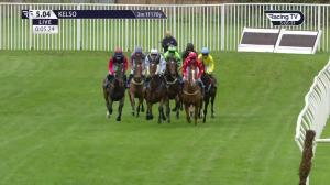 Video preview image for Kelso 17:04 - racingtv.com/freetrial Conditional Jockeys' Training Series Handicap Hurdle (Qualifier) (4)