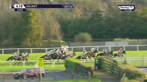 Video preview image for Galway 16:10 - Race In Pink Handicap Hurdle