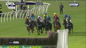 Video preview image for Huntingdon 14:25 - Download The rhino.bet App Novices' Handicap Chase (4)